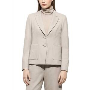 NEW LUISA CERANO flannel blazer in oyster